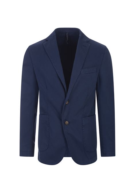 Night Blue Oxford Cotton Blazer RUSSO CAPRI | 3111/0072